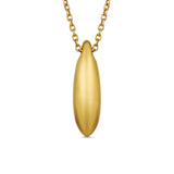 Eternal Pendant Matt Gold