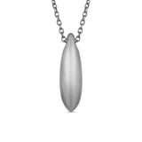 Eternal Pendant Matt Silver