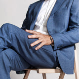 Rope Bracelet Matt Black Wire & Clasp